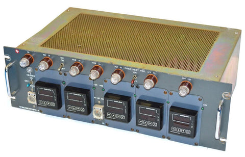 TECHNOPLAS HEATER CONTROL UNIT WITH 5 WATLOW TEMPERATURE ZONES - SOLD AS IS