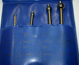 06471965 4 pcs Full Ball Small Hole Bore Gage Set .125-.500" (3‑13mm) with Case