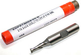 Brubaker 740004-00-B 3/16" Diameter 3/8" Shank 2 Flute HSS End Mill