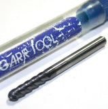 Garr Tool 21234 545BA Spiral 4-Flute 1/8" Dia AlTiN Coated Carbide Ball End Mill