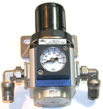 Nitra AR-213 1/8" Air Regulator Embedded Gage Mounting Bracket 20-130 psi