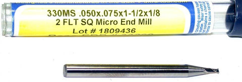 Ultra Tool 33269 2-Flute Carbide .050" Dia. End Mill New