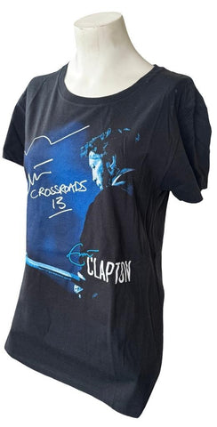 Hard Rock Hotel Women's Eric Clapton Crossroads 13 Black Shirt Size Medium