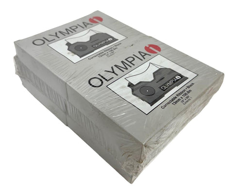 Olympia 79763 Black Correctable Ribbon 13mm x 106.8m 6-Pack