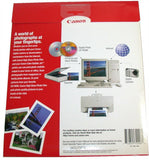 Box of 10 Sheets Canon 8.5" x 11" HG-201 High Gloss Photo Film F51-2461-400 New