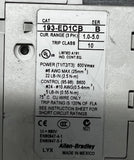 Allen-Bradley 193-ED1CB Overload Relay Series B 3-Phase w/ 193-EPB Panel Adaptor