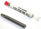 Carbro 634AB 7/32" Diameter 1/4in shank 2 Flute Carbide Ball Single End End Mill