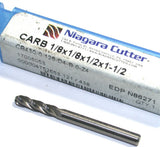 Niagara N862271 1/8" Diameter 1/8" Shank 4 Flute Carbide Ball End Mill