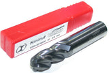 YG-1 Minicut 6200-40160NF 5/8" Diameter 4 Flute Carbide TiAlN Coat Ball End Mill