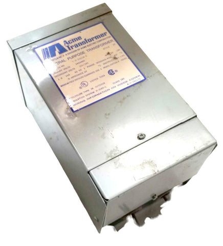 Acme T-2-53010-S General Purpose Transformer 1.0 KVA 60HZ 1PH 115°C Enclosure 3R