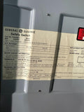 General Electric TGN3322 Heavy Duty Non-Fusible Safety Switch 240VAC 60A 3 Pole