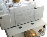 SMC 8 Solenoid 24V SY5120-5LZD-01 Stack Up Bank Assembly Assembly