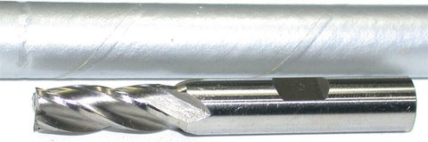 5/16" Diameter 3/8" Shank 4 Flute HSS End Mill New