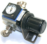 Nitra AR-213 1/8" Air Regulator Embedded Gage Mounting Bracket 20-130 psi