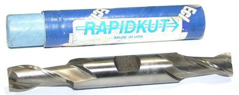 Rapidkut CR40 C2564 25/64" diameter 2 Flute Double End HSS End Mill 96162 New