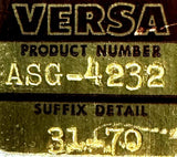 Versa ASG-4232 Solenoid Valve 10W 120V 60Hz 135psi Max (Lot of 2)