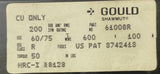 Gould 61008R Fuse Holder Block 3 Pole 600V 100A Class R