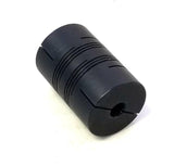 New Flexible Aluminum Shaft Coupling 1-1/2" L 1/2" X 1/4" Bore