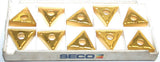 Lot of 10 New SECO TNMG220408-M5 TP 40 Carbide Turning Inserts