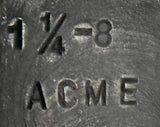 Acme 1 1/4-8 Trapezoidal Plug Hand Tap 4 Flute Detroit 413 HSV