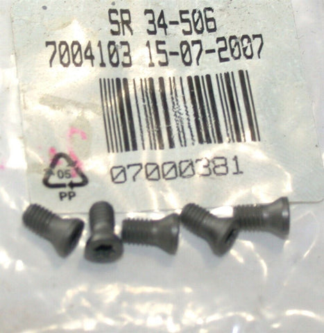 Lot of 5 New Torx Screws M3 X 0.5 for Indexables SR 34-506