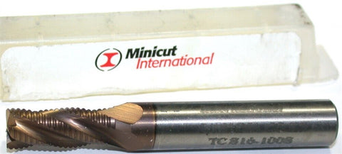 YG-1 Minicut TC816-1008 5/16" Diameter 3/8" Shank 4 Flute HSS Roughing End Mill