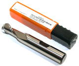 Hertel 84509975 3/8" Diameter 3/8" Shank 2 Flute HSS Ball End Mill