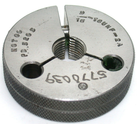 Pratt & Whitney 9/16"-18 UNF-2A Adjustable No Go Thread Gage