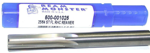 Monster Tool 500-001025 6-Flute Straight Flute 25/64" (0.3906) Carbide Reamer