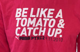 Anvil Men's Be Like A Tomato & Catch Up Puma PTXC2 9.11.2010 Red Shirt Size M