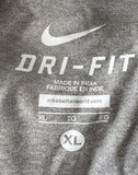 Nike Dri-Fit Men's Green Bay Packers Gray Short Sleeve Shirt Size XL