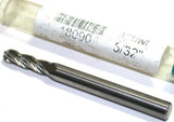 GARR 18090 330MA 5/32" Dia Carbide 4 Flute Ball End Mill