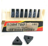 Lot of 9 Valenite TNMG 333 V05 Double Side Triangle Turning Carbide Inserts
