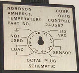 Nordson 240567 Temperature Controller 115 VAC 8-Pin Temperature 150-450 F