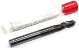 Fullerton 30806 1/4" Diameter 1/4 shank 3 Flute TIALN Coat Carbide Ball End Mill
