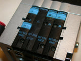 UP TO 2 FESTO 24 VDC TERMINAL 4 SOLENOID BANK ASSEMBLY CPV10-ASI-4E4A-Z M8