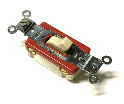 Hubbell 1221-1 Specification Grade A.C. Toggle Switch 20 Amps 120/277 Volts