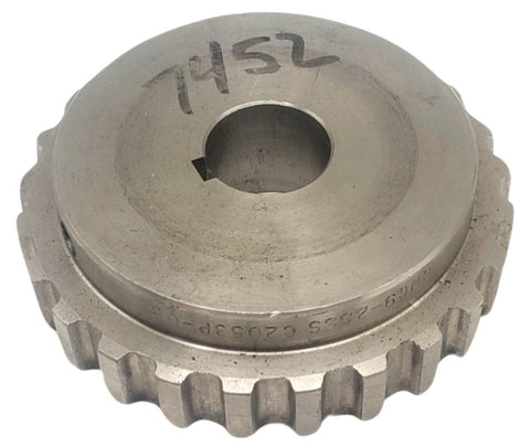 Unbranded CWC9-25SS-C2053P-05 Roller Chain Sprocket 25-Teeth With Keyway 1" Bore