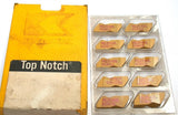 Lot of 10 Kennametal NG3142L KC810 Top Notch Tin Coated Grooving Inserts