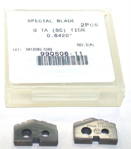 2 Allied Machine 990506-11 .642" Spade Drilling TiCN Coated Inserts New