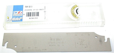 Iscar TGFH 32-3 Double End Neutral Indexable Cutoff Blade New