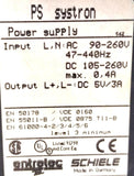 Entrelec Schiele 2.423.418.30 Power Supply Input 90-260VAC 105-260VDC 47-440Hz