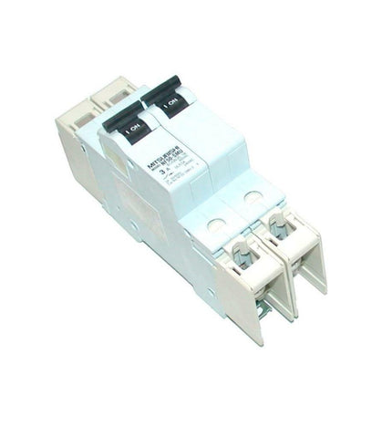 Mitsubishi Electric NF50-SMU 2-Pole Circuit Breaker 240 VAC 3 Amp