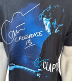 Hard Rock Hotel Men's Eric Clapton Crossroads 13 Black Short Sleeve Shirt Size L