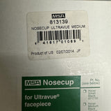 MSA 813139 Nosecup Silicone Black Medium For Ultra-Vue & Ultra-Twin Respirator