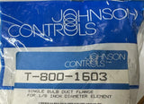 Johnson Controls T-800-1603 Single Bulb Duct Flange For 1/8" Diameter Element