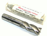 Regal 55311 M14 Diameter 1/2 inch Shank 4 Flute Single End HSS End Mill