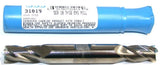 SGS 31019 7/16" Diameter 1/2" Shank 4 Flute Double End Carbide End Mill