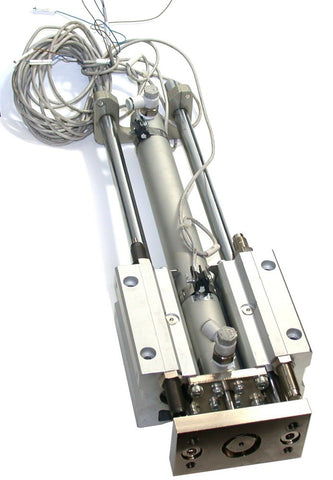 SMC MGGLB20-200 Guided Air Cylinder Slide 20mm bore 7 7/8" Stroke