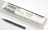 Fullerton 32367 .025" Diameter 2 Flute Solid Carbide Ball End Mill